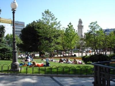 Plaza de Espana am 1.Mai